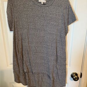 Truly Madly Deeply Gray Boxy Short Sleeve T-Shirt